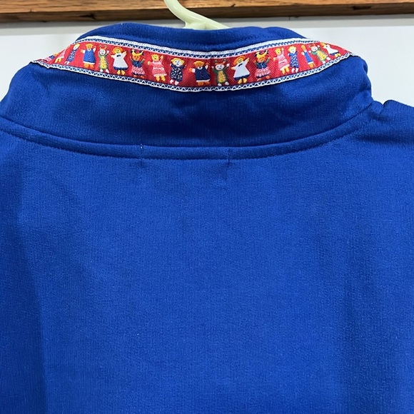 C.S.T. Sport Blue Pullover with Red Accents Ribbon - 2x - Picture 6 of 8